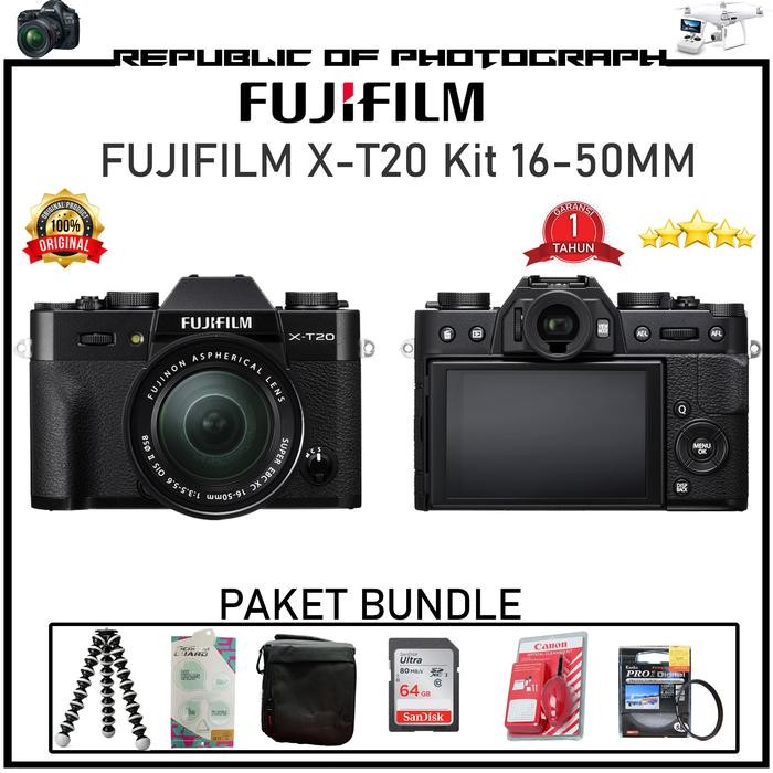 NEW FUJIFILM X-T20 KIT 16-50MM XC/FUJIFILM XT20 KIT 16-50MM XC MIRRORLESS