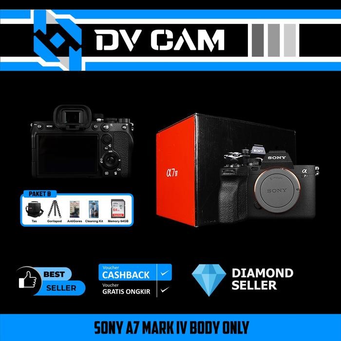 NEW Sony A7 IV Body Only - Sony A7IV - Sony A7M4 - Sony A7 Mark IV BO