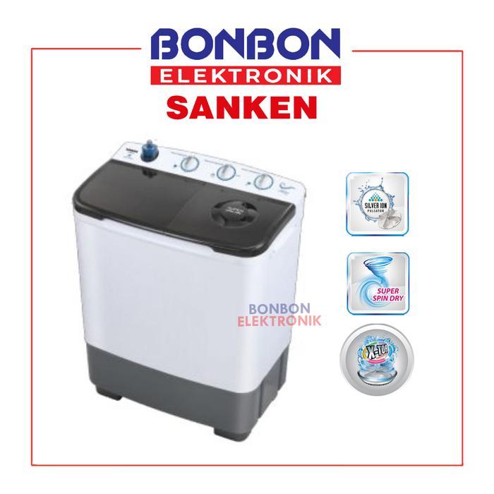 New Sanken Mesin Cuci 2 Tabung 7KG TW 8808 FGY / TW8808FGY XTOR TECHNOLOGY