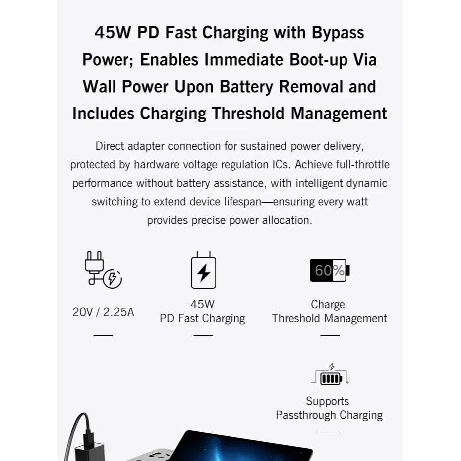 BARU GPD MicroPC 2 Micro PC 2 2025 RAM 16GB SSD 512GB Windows 11 Pro Tablet Mode with Intel