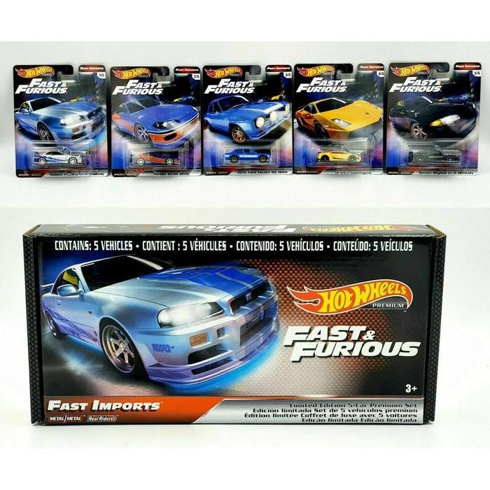 Hot wheels fast and furious premium box set