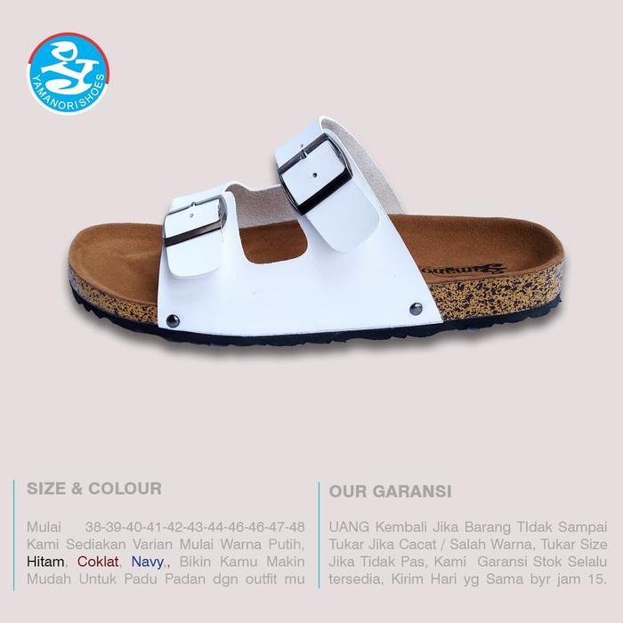 Sandal Pria Big Size Sendal Cowok Casual Jumbo Gesper Selop G2P