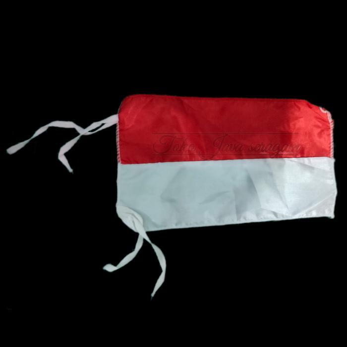 Bendera Merah Putih 10x15 Motor Mobil Pawai Upacara Indonesia Satin