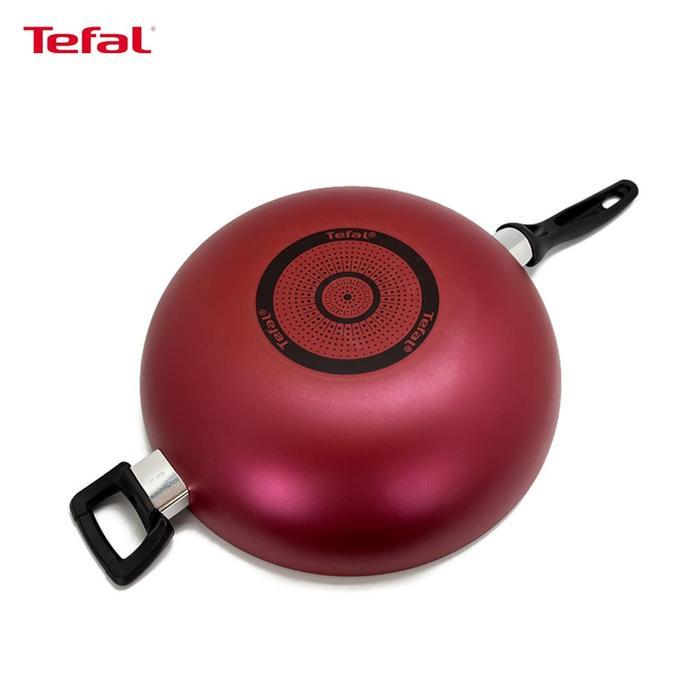Tefal Light & Clean Wokpan 32Cm+ Lid Wajan Anti Lengket