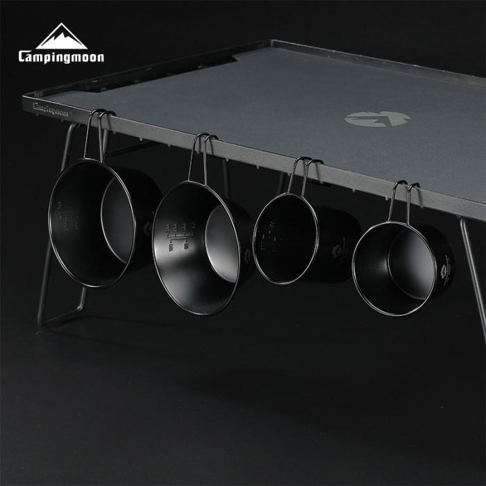 Mangkok Gelas Black CAMPINGMOON Camping