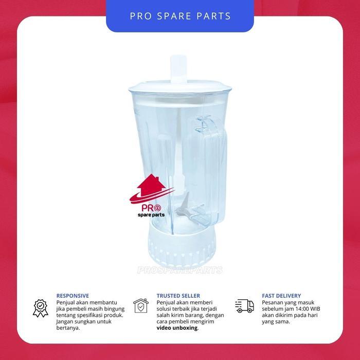 Gelas/Tabung Model Blender Set Model Miyako Lama/National-Sparepart Blender