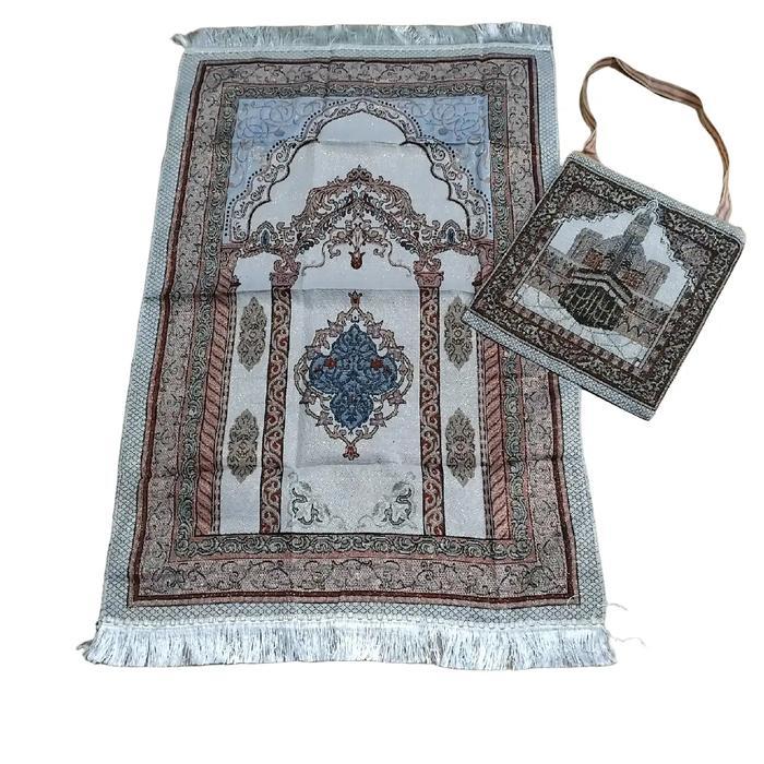 yvd1- Sajadah Tas Motif Oleh-Oleh Souvenir Pengajian Pernikahan Haji Umroh