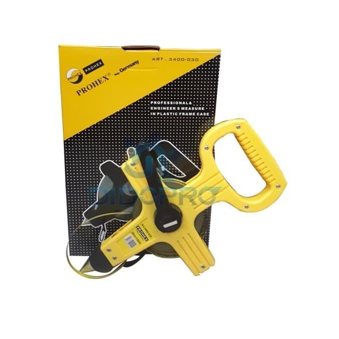 Meteran Roll Baja 30M Meteran 30 Meter Meteran Tancap Gulung Roll