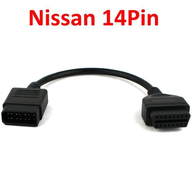 Nissan 14 Pin To 16 Pin Connector Obd1 To Obd2 Obdii Adapter