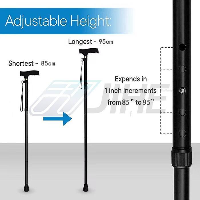 Tongkat Jalan Lipat / Tongkat Tracking Hiking Gunung Camping