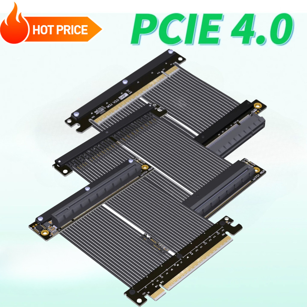 ADT-LINK 2025 NEW PCIE 4.0 X16 RISER CABLE REVERSE SIDE ANGLE GRAPHICS VIDEO CARD HIGH SPEED
