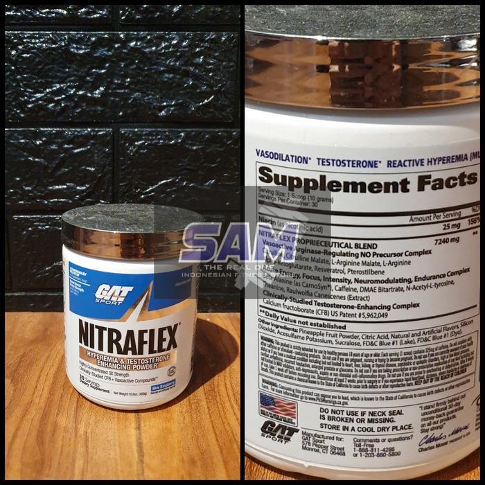 Suplemen Fitness Gat Nitraflex 30 Serving Pre Workout Best Seller