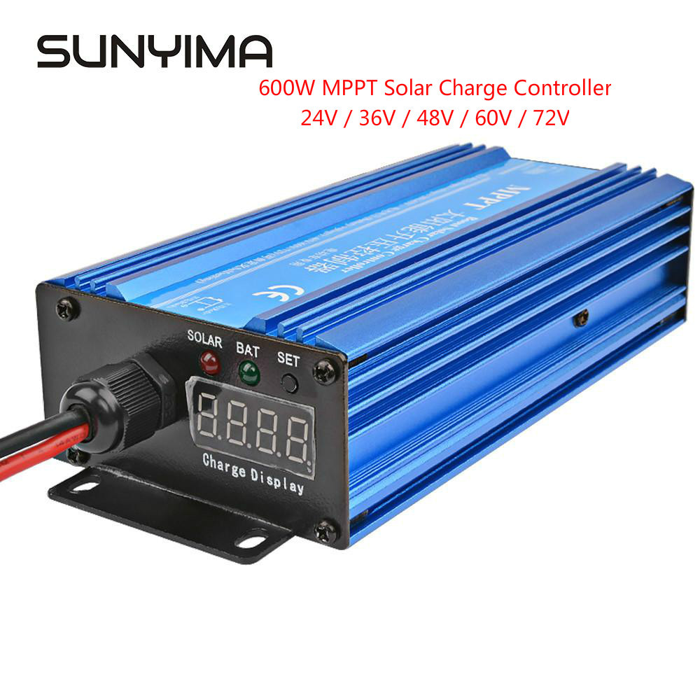SUNYIMA 600W MPPT Solar Charge Controller 24V / 36V / 48V / 60V / 72V