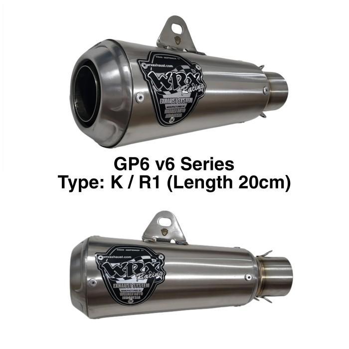 DISKON Knalpot WRX GP6 v6 MP1 SS Series READY STOCK