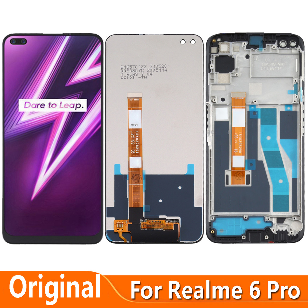 For Realme 6 Pro RMX2061 RMX2063 LCD Display Touch Screen Digitizer Assembly Replacement Parts