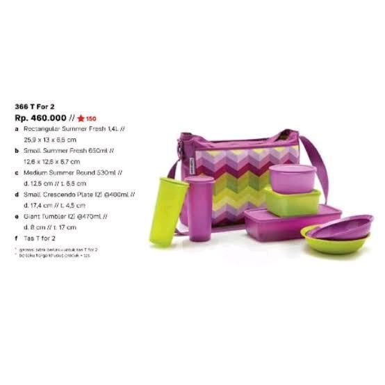 Tupperware Paket Piknik set lengkap Camping