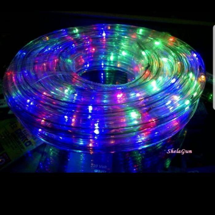 Terbagus Lampu Led Selang Outdoor/Dekorasi/Lampu Led Selang Bulat Rgb Terlariss !!