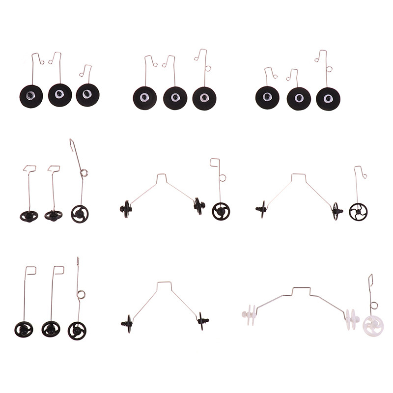 1Set Rc Foam Hand Throwing Glider Landing Gear Kit With Wheel Airplane Accessories For Cessna J-11