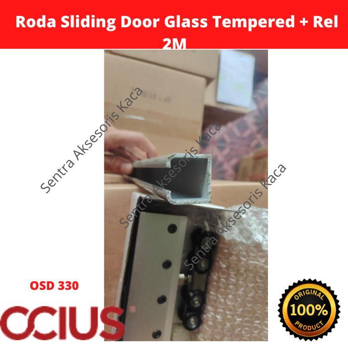 READY Roda Sliding Door Glass Tempered Ocius + Rel 2M