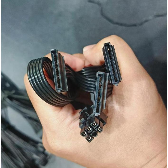 Kabel Modular PSU 6 Pin Ke SATA Original