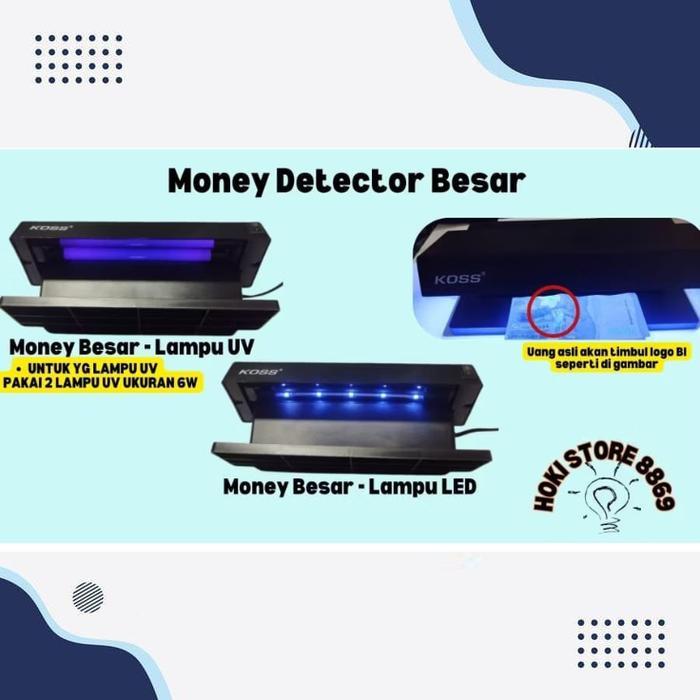 NEW MONEY DETECTOR ALAT PENDETEKSI UANG / MONEY DETECTOR DETEKSI UANG