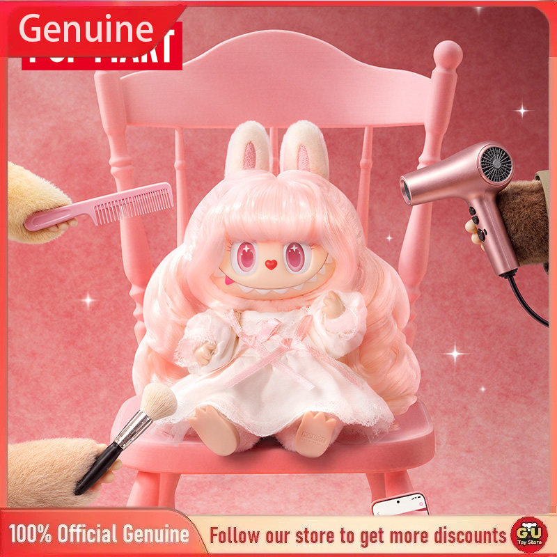 Genuine Pop Mart Labubu The Monsters Hair Salon Series Collectible Art Toy For Adult Collection Home