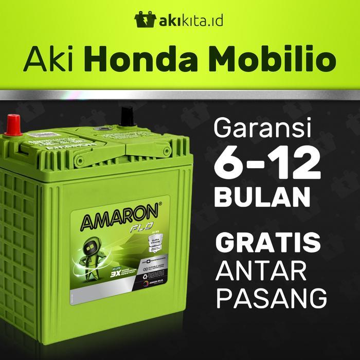 DISKON Aki Mobil Honda Mobilio Amaron 12V 35 Ah - 40 Ah Gratis Pemasangan Aki