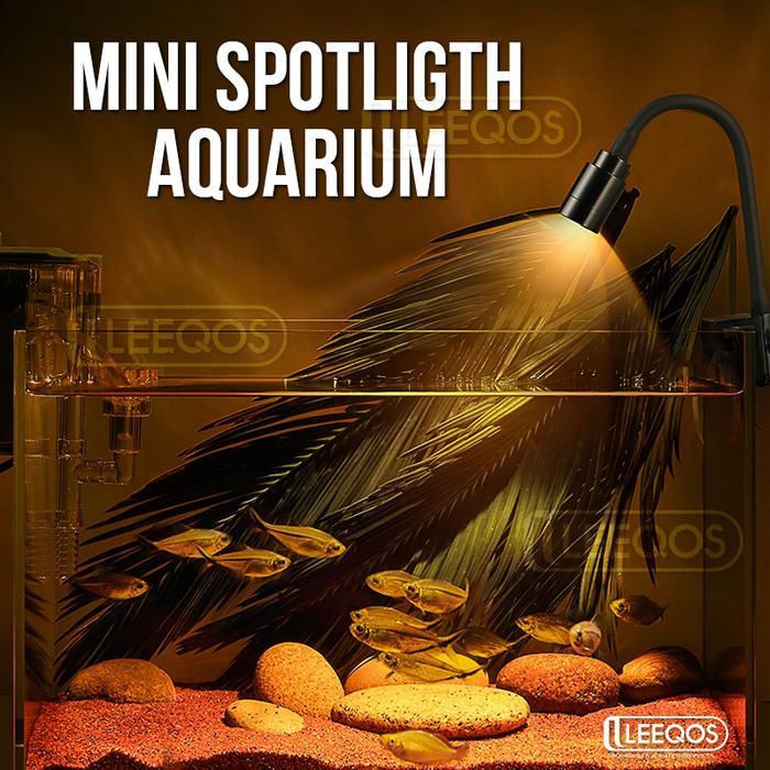 Spot Light Mini Aquarium / Lampu Aquarium / Led Aquarium / Lampu Led Sorot / Lampu Spotlight