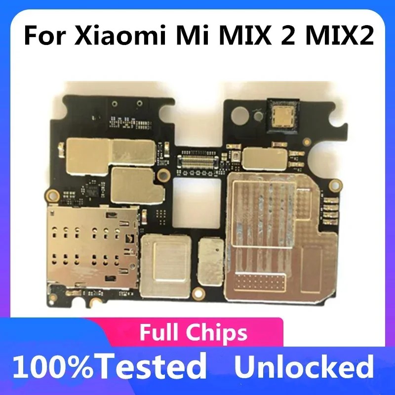 Motherboard For  Mi MIX 2 MIX2 MIX 2 Global Version Main logic board Circuits Full Chips Card