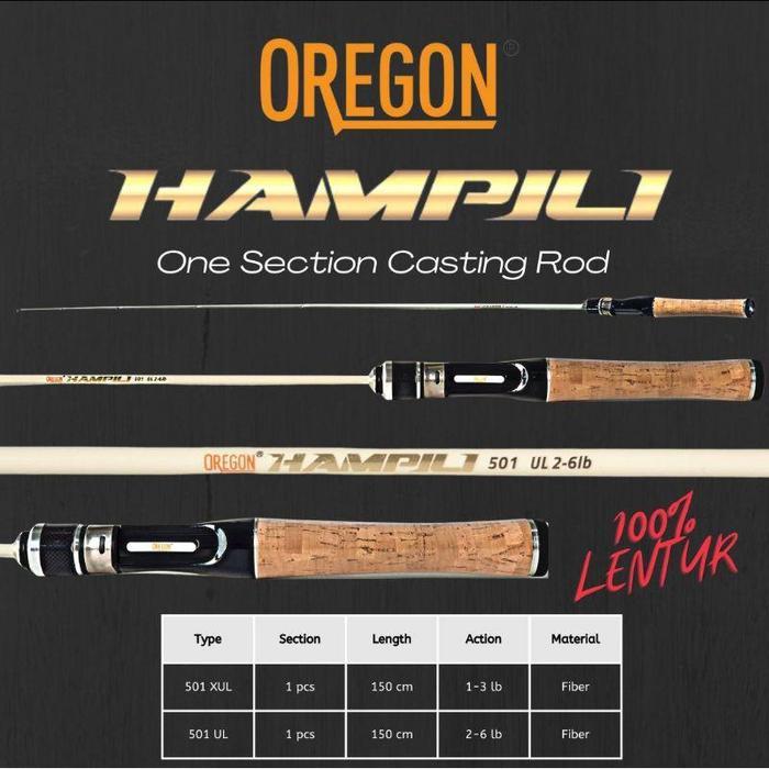 Joran Oregon Hampili 501 Spinning Tegek AP