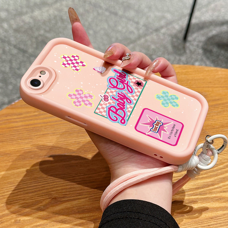 Casing Hp untuk iPhone 6 6s 6 Plus 6s Plus 7 8 7 Plus 8 Plus X Xs Xs Max Xr Case Casing pola kotak-k