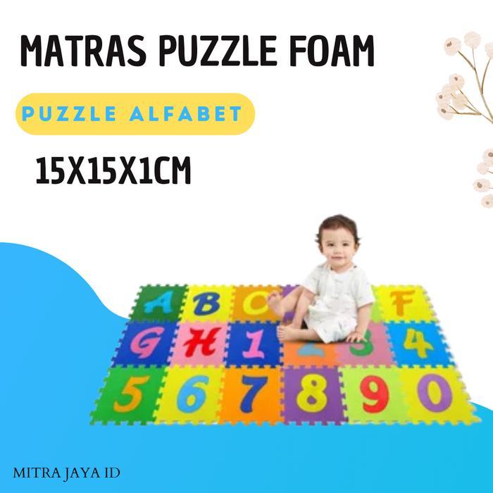 Puzzle Matras Mainan Edukatif Matras Puzzle Eccomat Mini Abc Alphabet Angka Terbaru 