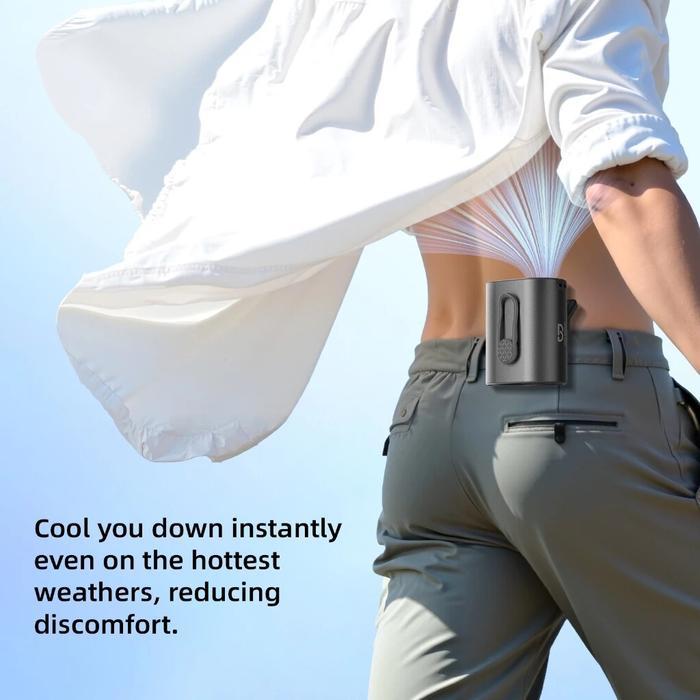 Terbaru Goojodoq Gfs011 Clip-On High-Speed Fan - Multiple Configurations Inc Waist Fan