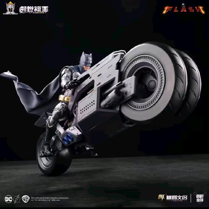 Grafi - Modoking Batman Flash Batcycle Suit Ben Affleck Assembly Batmobile Figure