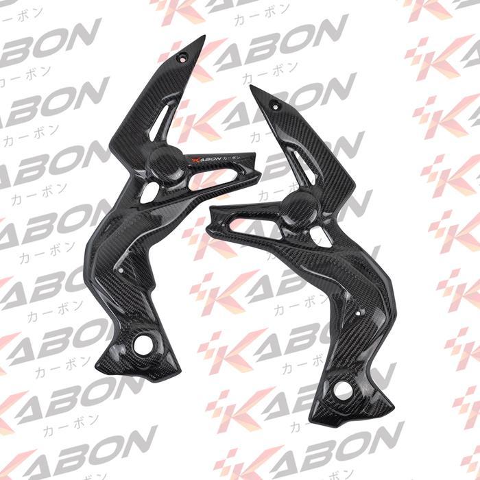 KABON KAWASAKI Z900 2020-up Frame Cover Carbon