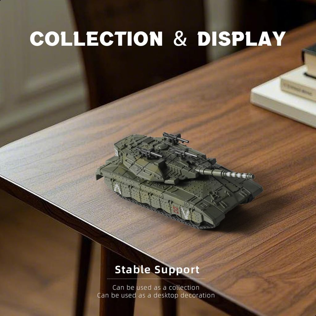 1/72 Scale Merkava Military Tank Quick Build Model Merkava Main Battle Tank Building Model Gift for