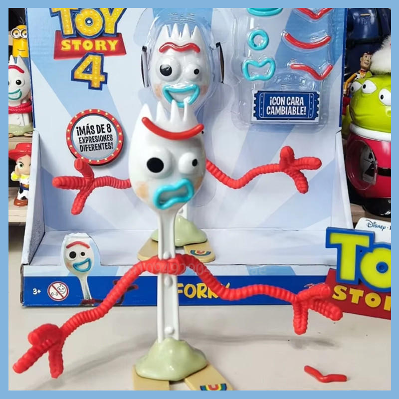 Toy Story Forky Woody Buzz Cute Action Figures 18cm Collection Modle Plastic Diy Interchangeable Toy