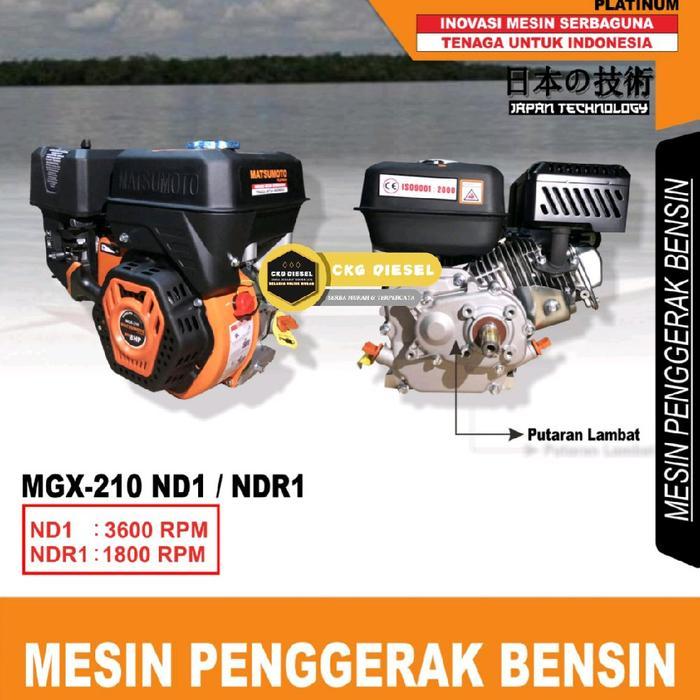 Engine Mesin Penggerak 8HP Gasoline Engine MATSUMOTO (MGX-210) Sale 15%