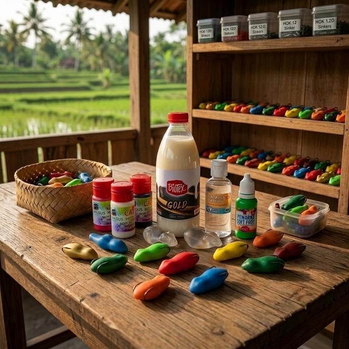Ready Biotex Paket 2 Medium Biotex Gold 550 Ml - Lateks Latex Latek Bahan Bikin Soft Frog Kerajinan