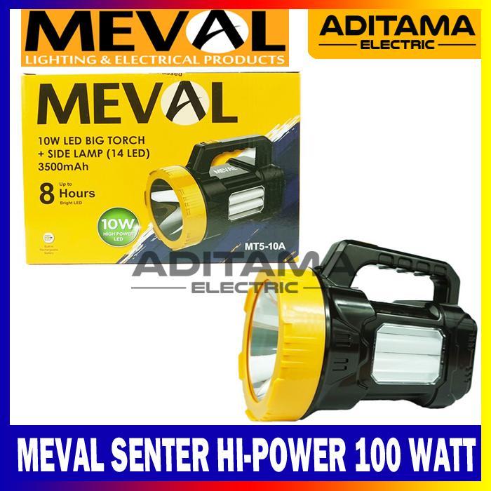Meval Senter Led Jumbo Hi-Power 100Watt 100W 100 Watt Putih