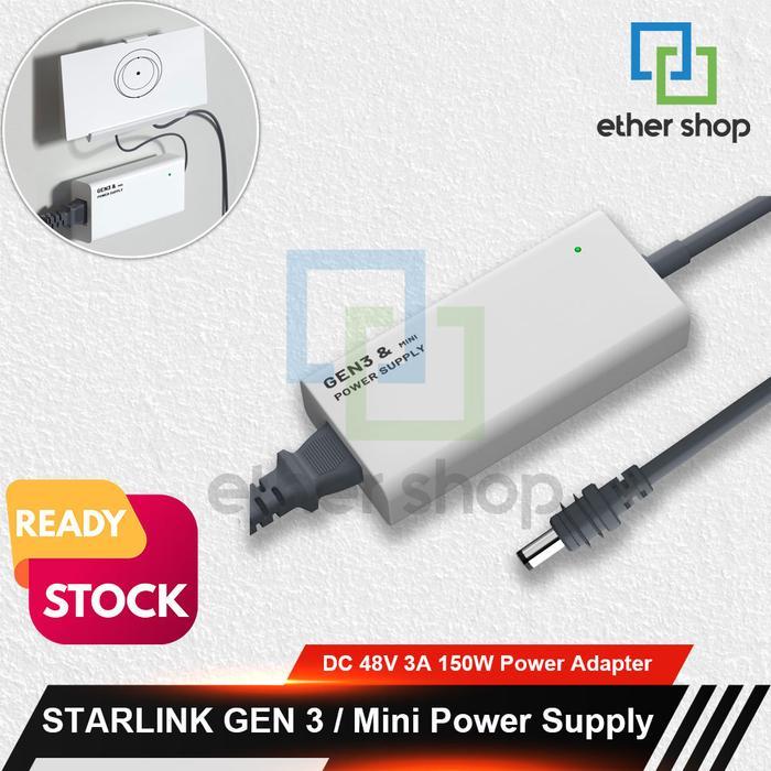 Power Adaptor Untuk Starlink 4X/Gen3/V3 Dan Starlink Mini