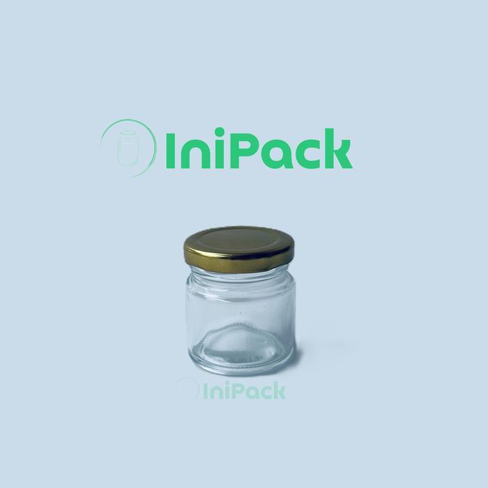 Jar Kaca 50 Ml / Botol Selai Kaca 50 Ml / Toples Kaca 50 Ml