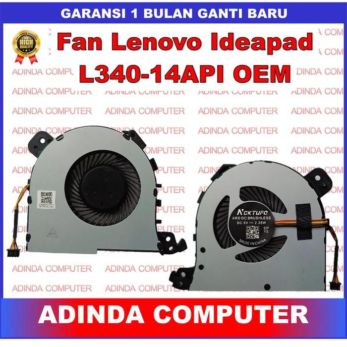 Ada Stok Kipas Fan Lenovo Ideapad L340-14API L340-15API L340-15IWL L340-17API L340-17IWL V155-15API