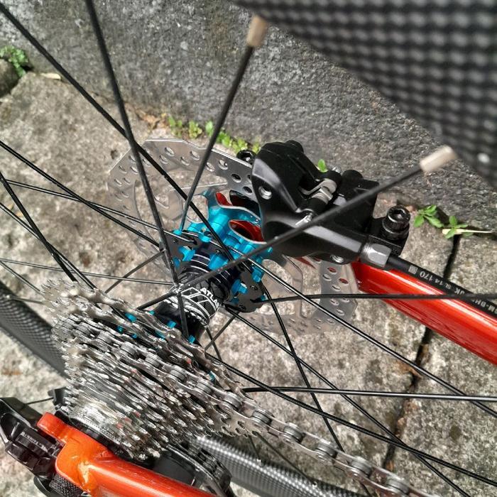TERBARU wheelset luce look carbon 451 22" discbrake