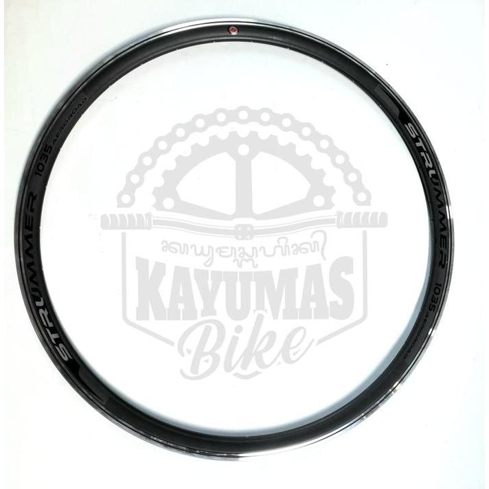 TERBARU RIMS - VELG 700 ROAD BIKE STRUMMER 1035 AEROROAD 32 HOLE SEPASANG