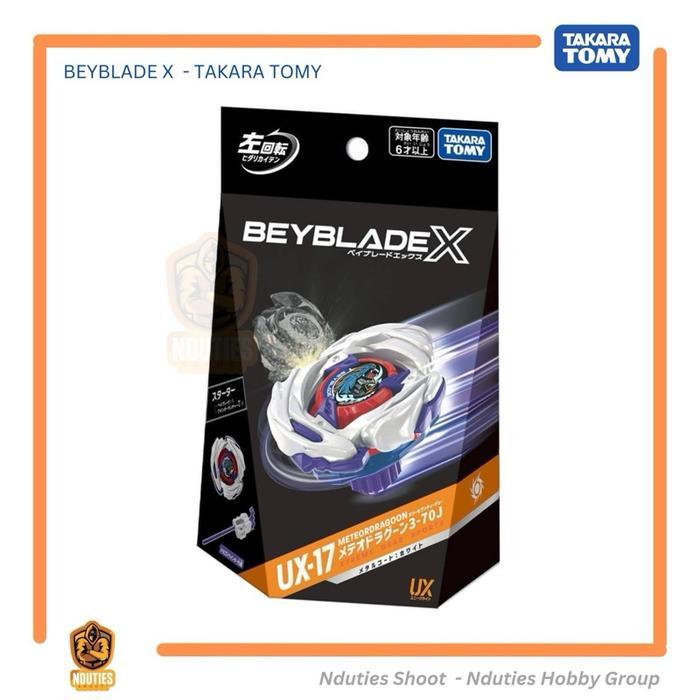Axion Iron Toys - Ux-17 Meteor Dragoon Beyblade X Takara Tomy Original
