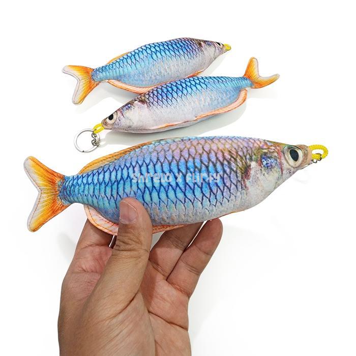 Gantungan Kunci Keychain Ikan Dwarf Rainbow Fish Neon Grosir Angler Indonesia Hobby Mancing Ikan