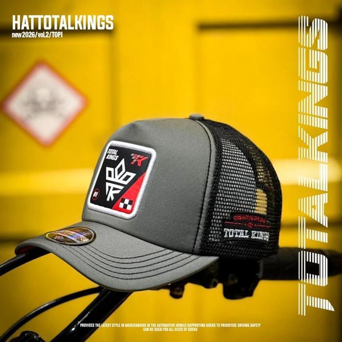 TOPI TOTAL KINGS NEW 2026 GREY BLACK