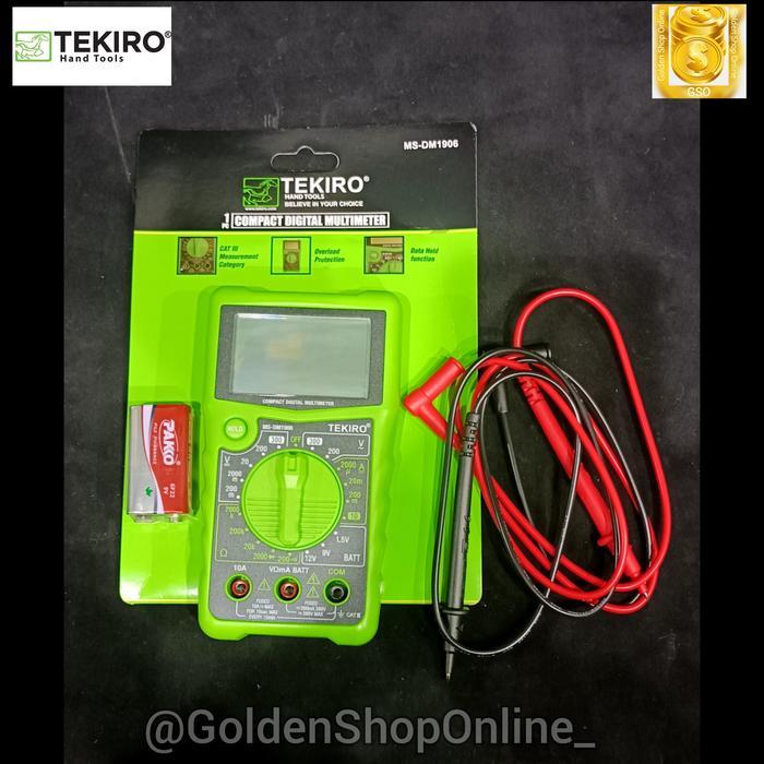 Tekiro Compact Digital Multimeter - Avometer Tekiro (Ms-Dm1906)