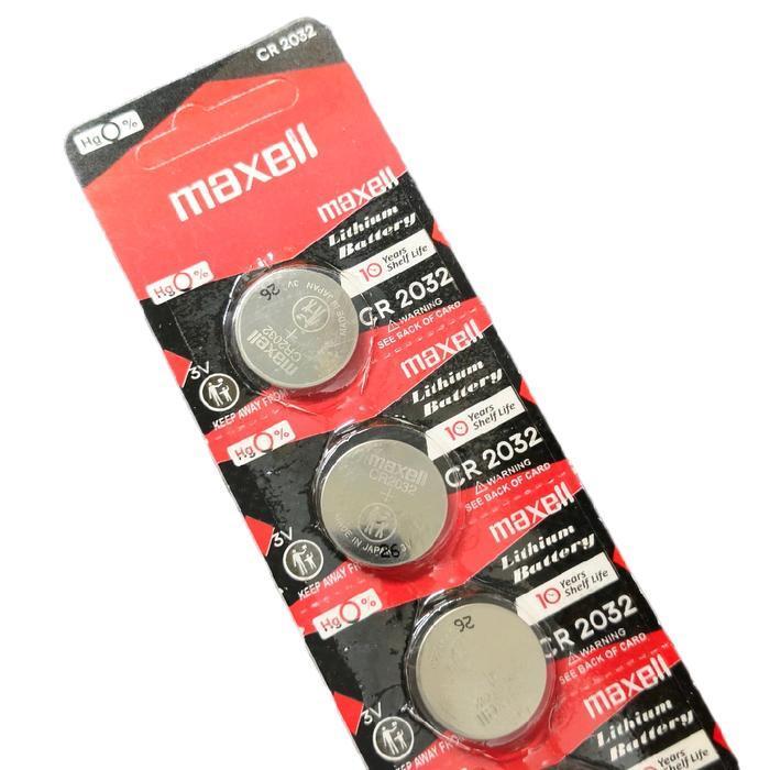 Baterai Lithium Maxell CR 2032 CR2032 Battery CMOS